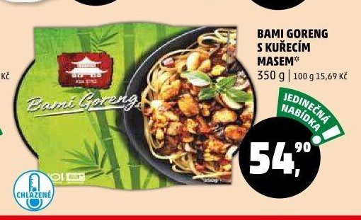 Bami Goreng s kuřecím masem