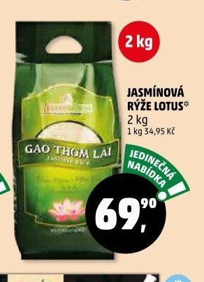 JASMÍNOVÁ RÝŽE LOTUS