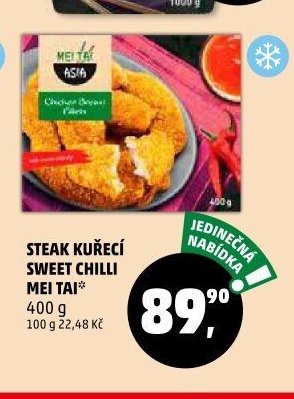 STEAK KUŘECÍ SWEET CHILLI MEI TAI