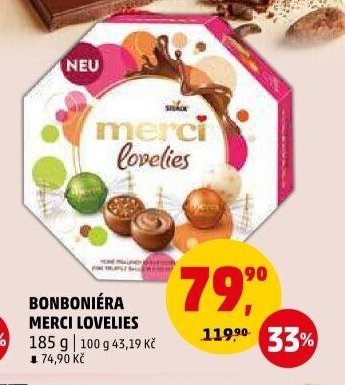 Bonboniéra Merci Lovelies