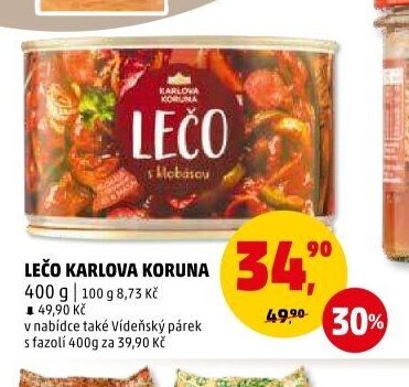 Lečo Karlova Koruna 400 g