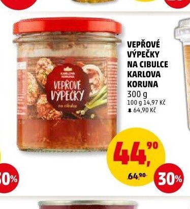 Vepřové výpečky na cibulce Karlova Koruna 300 g