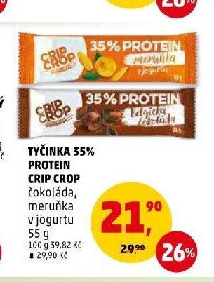 Tyčinka 35% protein Crip Crop 55 g