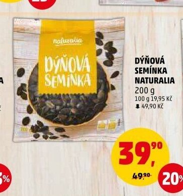 DÝŇOVÁ SEMÍNKA NATURALIA 200 g