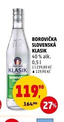 BOROVIČKA SLOVENSKÁ KLASIK