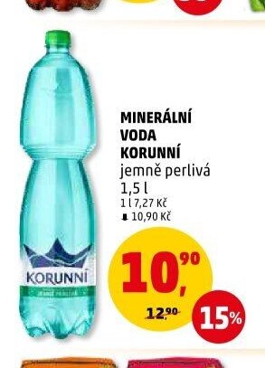 MINERÁLNÍ VODA KORUNNÍ