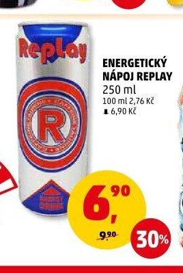 ENERGETICKÝ NÁPOJ REPLAY