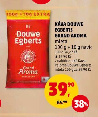 KÁVA DOUWE EGBERTS GRAND AROMA mletá