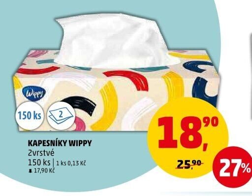 KAPESNÍKY WIPPY 2vrstvé