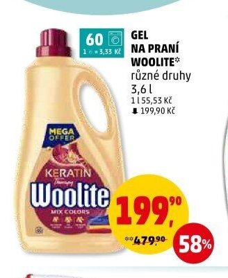 GEL NA PRANÍ WOOLITE různé druhy