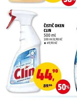 ČISTIČ OKEN CLIN