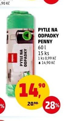 PYTLE NA ODPADKY PENNY