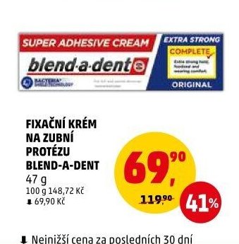 FIXAČNÍ KRÉM NA ZUBNÍ PROTÉZU BLEND-A-DENT