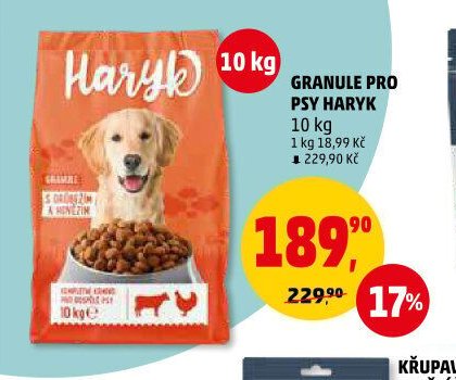 Granule pro psy Haryk 10 kg