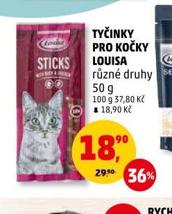 Tyčinky pro kočky Louisa 50 g