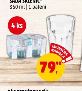 Sada sklenic 360 ml
