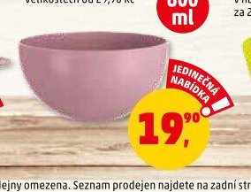 Miska plastová