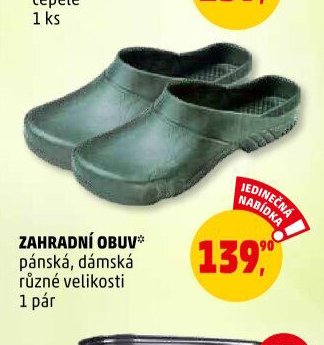 ZAHRADNÍ OBUV