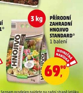 PŘÍRODNÍ ZAHRADNÍ HNOJIVO STANDARD