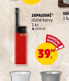 Zapalovač různé barvy 1 ks