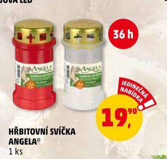 Hřbitovní svíčka Angela 1 ks