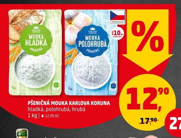 Pšeničná mouka Karlova Koruna