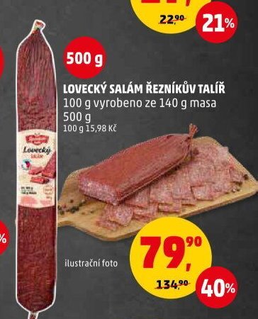 Lovecký salám Řezníkův talíř