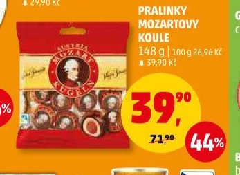 PRALINKY MOZARTOVY KOULE