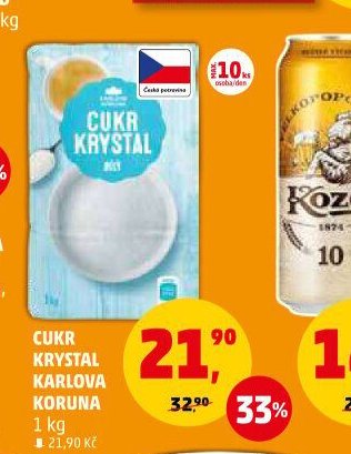 CUKR KRYSTAL KARLOVA KORUNA