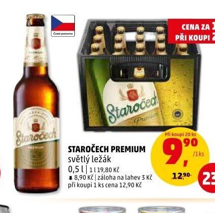 STAROČECH PREMIUM světlé ležák 0,5 l