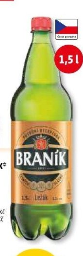 BRANÍK světlý ležák PET 1,5 l