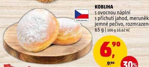 Kobliha s ovocnou náplní