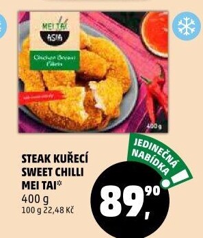 Kuřecí steak sweet chilli mražený Mei Tai Asia