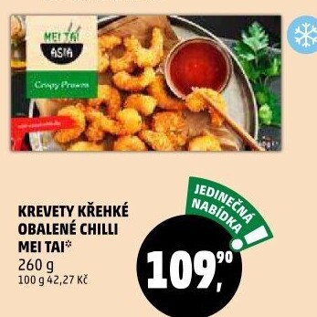 Obalované krevety mražené Mei Tai Asia