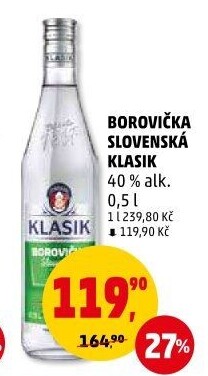 Pálenka Borovička slovenská Klasik St. Nicolaus