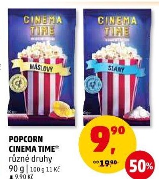 Popcorn do mikrovlnky Cinema Time