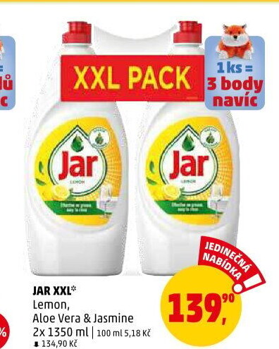 Prostředek na nádobí Jar