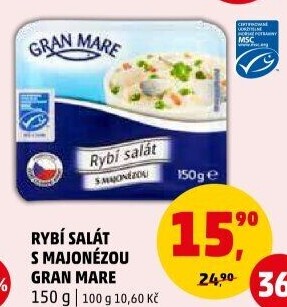 Rybí salát s majonézou Gran Mare