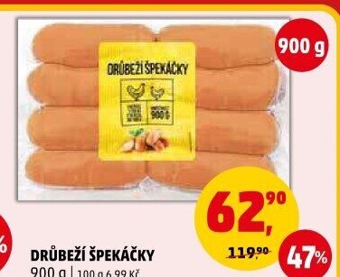 Špekáčky drůbeží