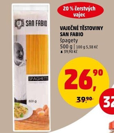 Těstoviny San Fabio