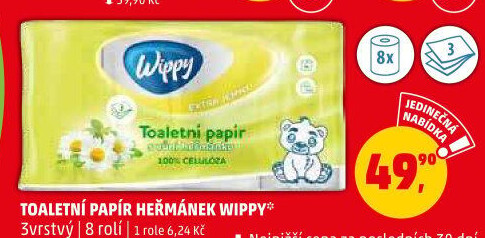 Toaletní papír 3vrstvý Wippy