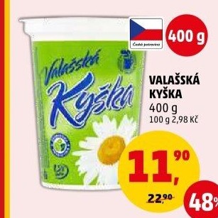 Valašská kyška Mlékárna Valašské Meziříčí