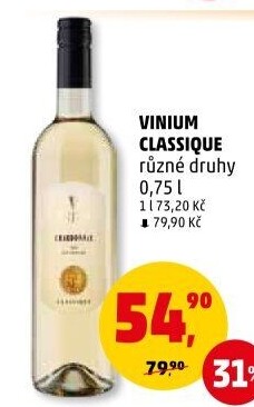 Vína Vinium Classique Velké Pavlovice