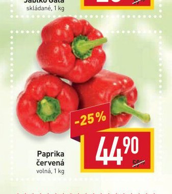 Paprika červená