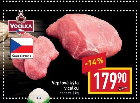 Vepřová kýta v celku
