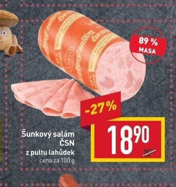 Šunkový salám ČSN