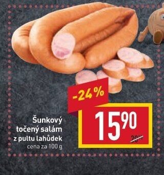Šunkový točený salám