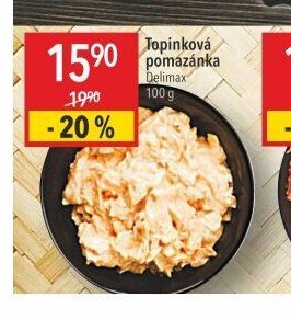 Topinková pomazánka Delimax