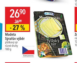 Madeta Sýrařův výběr