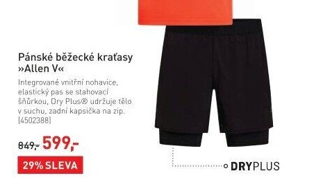 Pánské běžecké šortky- kraťasy Energetics